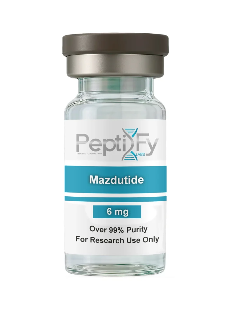 Mazdutide research peptide lyophilized vial – PeptiFy Labs