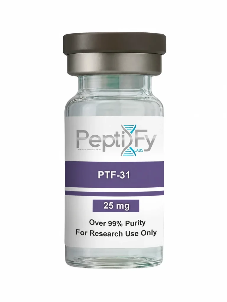 PTF-31 research peptide lyophilized vial – PeptiFy Labs