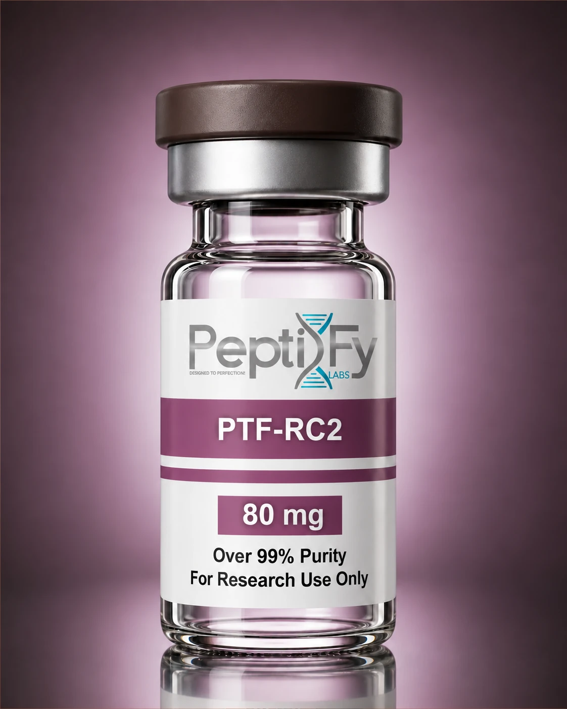 PTF-RC2 research peptide lyophilized vial – PeptiFy Labs